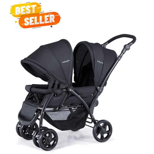 Double stroller foldable - double, stroller,