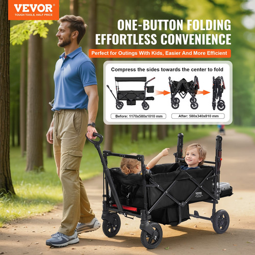 Vevor wagon stroller for - vevor, 2